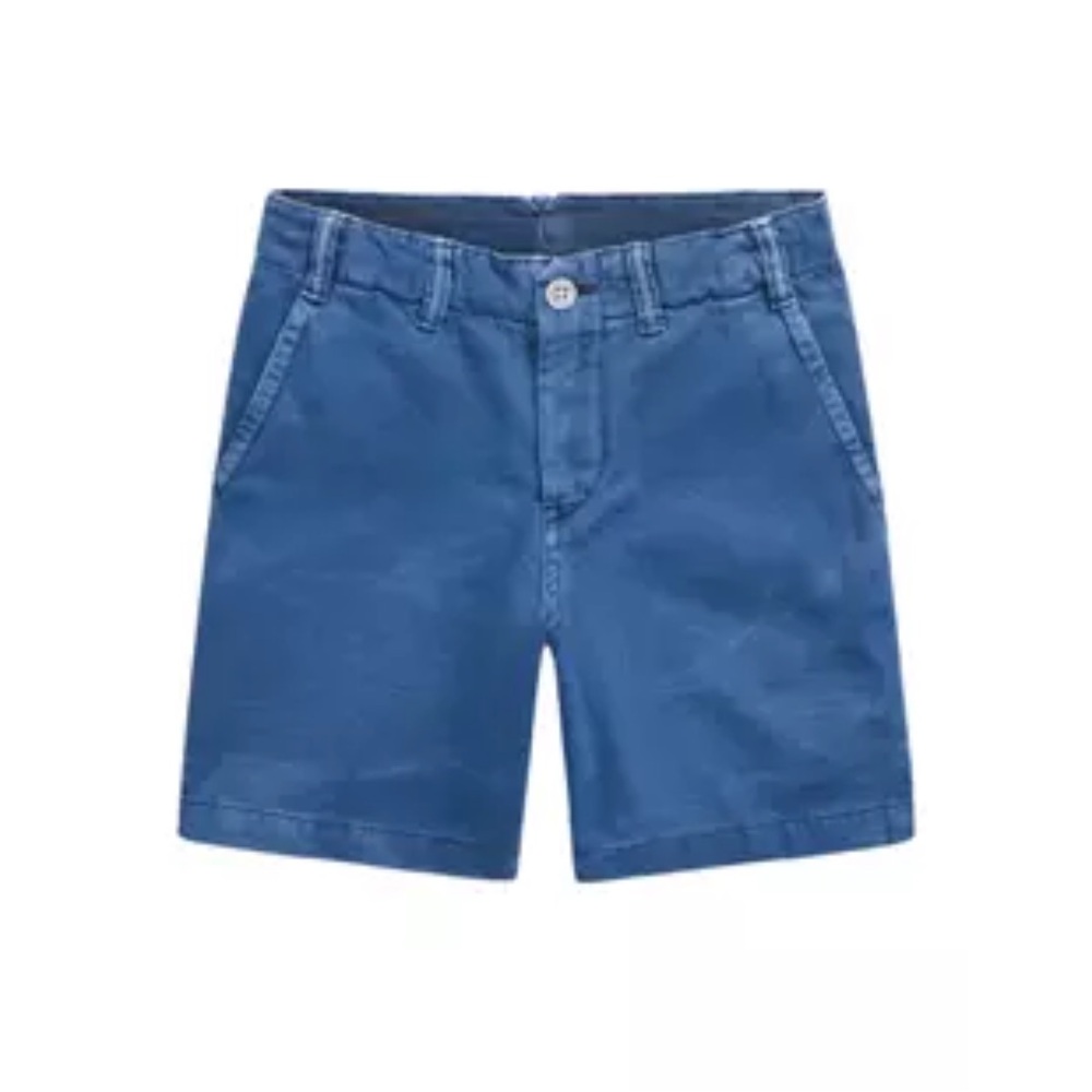 NWT Polo Ralph Lauren Boys Blue Cotton Twill Shorts Preppy Classic Summer